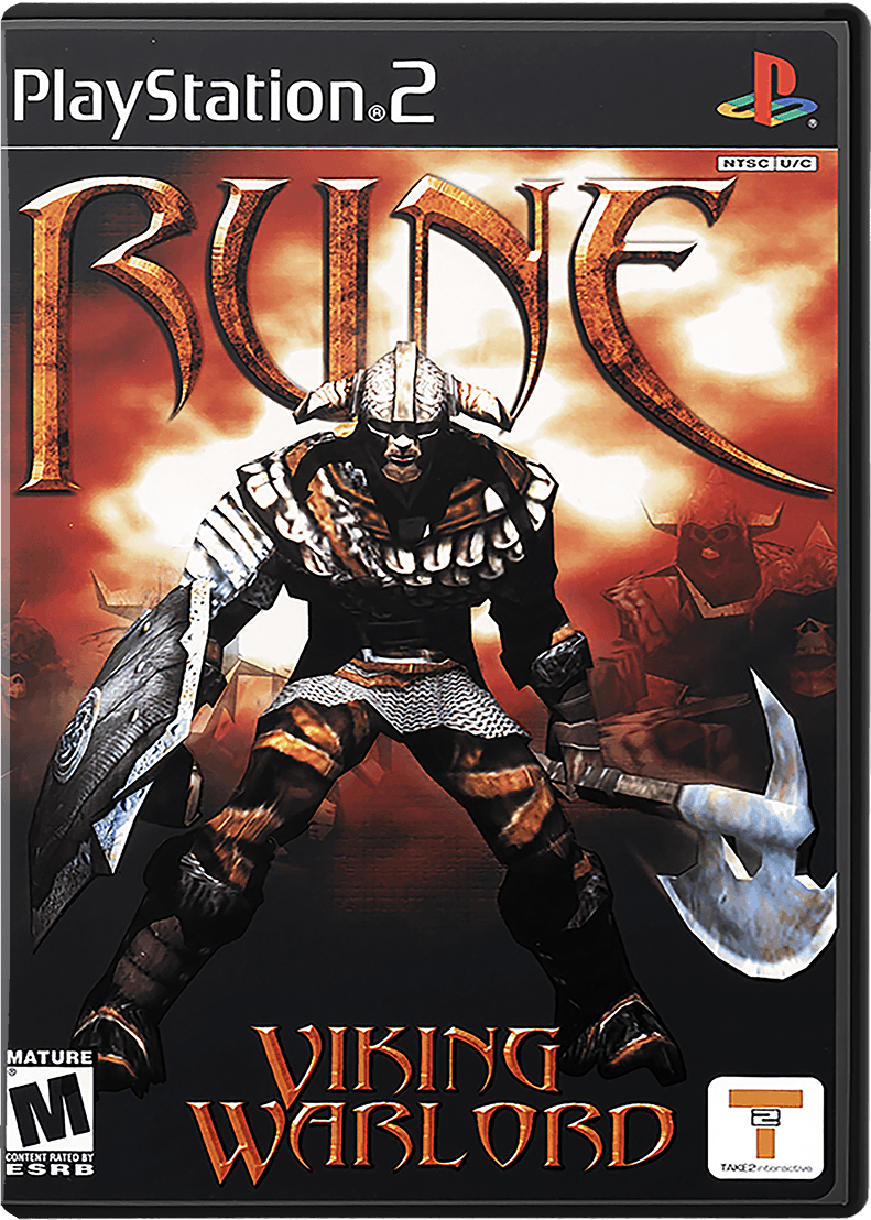 Rune Viking Warlord box art for Playstation 2